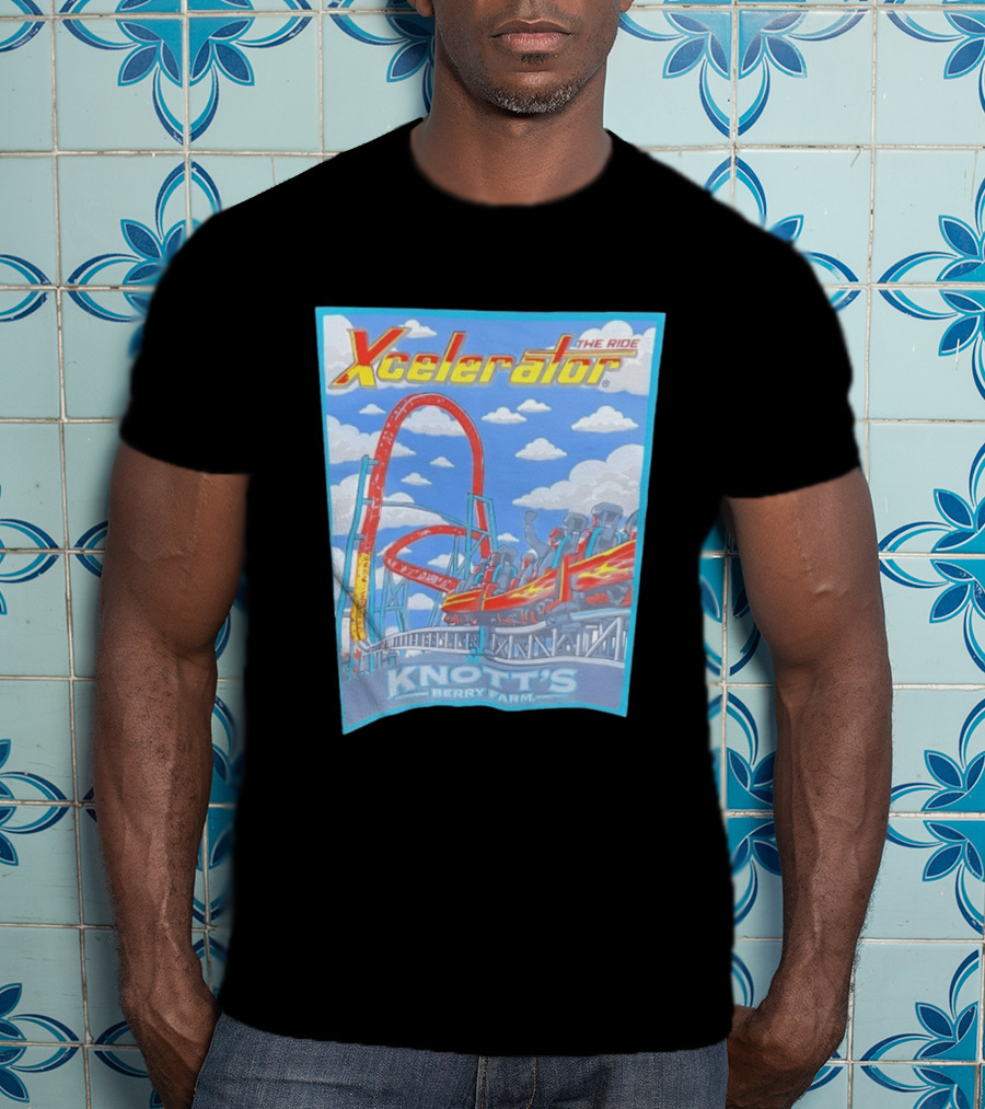 Knott's Berry Farm Xcelerator The Ride Roller Adventure T-Shirt