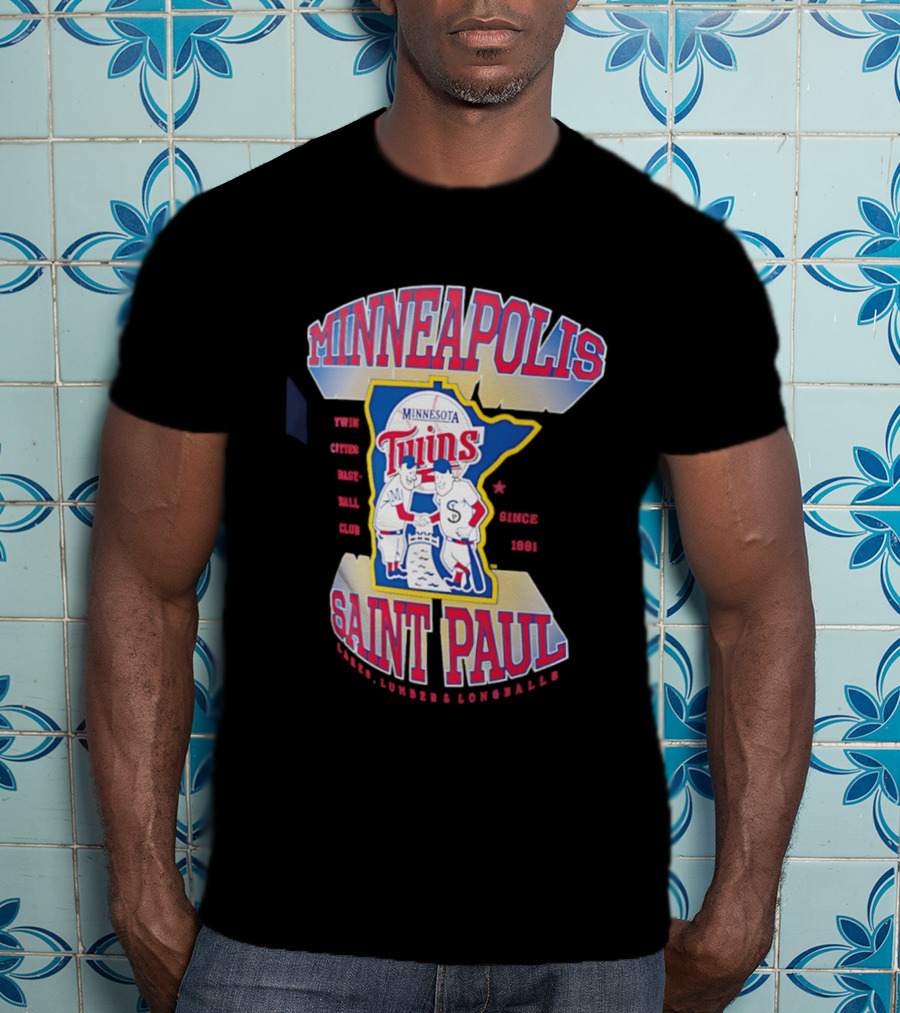 Minneapolis Minnesota Twins Saint Paul Baseball Team T-Shirt