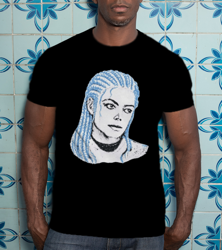 Iceman And MJ Braided Style Fusion T-Shirt