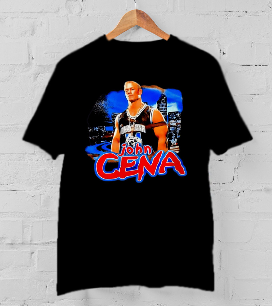 Chain Gang John Cena WWE Skyline City Scene T-Shirt