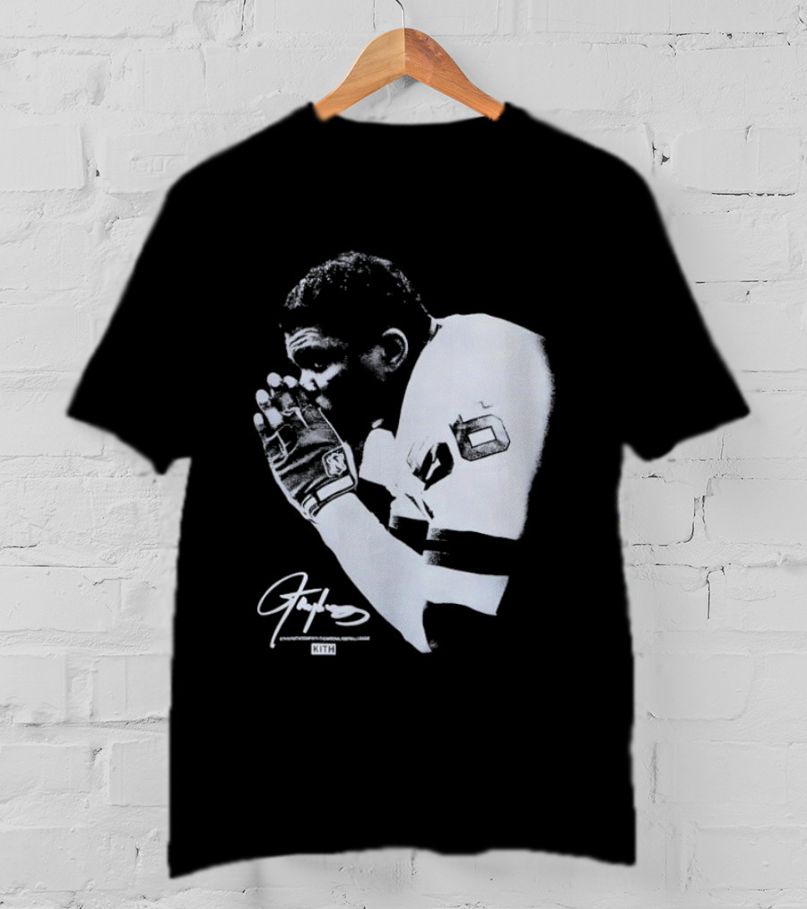Kith National Football League Lawrence Taylor Praying Hands Signature Edition T-Shirt