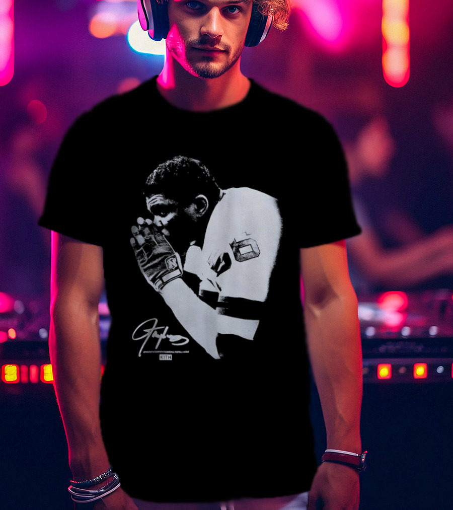 Kith National Football League Lawrence Taylor Praying Hands Signature Edition T-Shirt