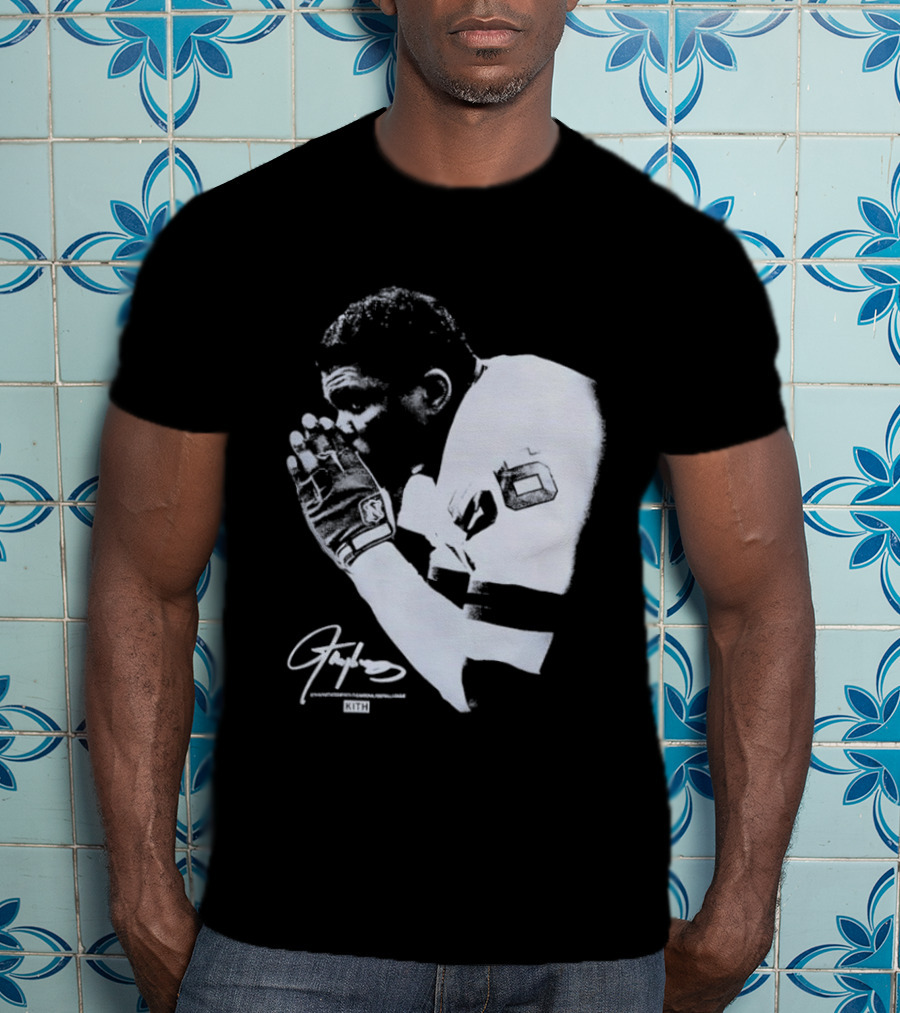 Kith National Football League Lawrence Taylor Praying Hands Signature Edition T-Shirt