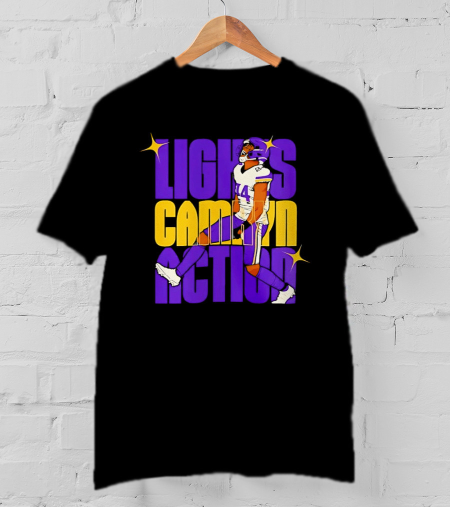 Lights Camryn Action Minnesota Vikings Player 14 T-Shirt