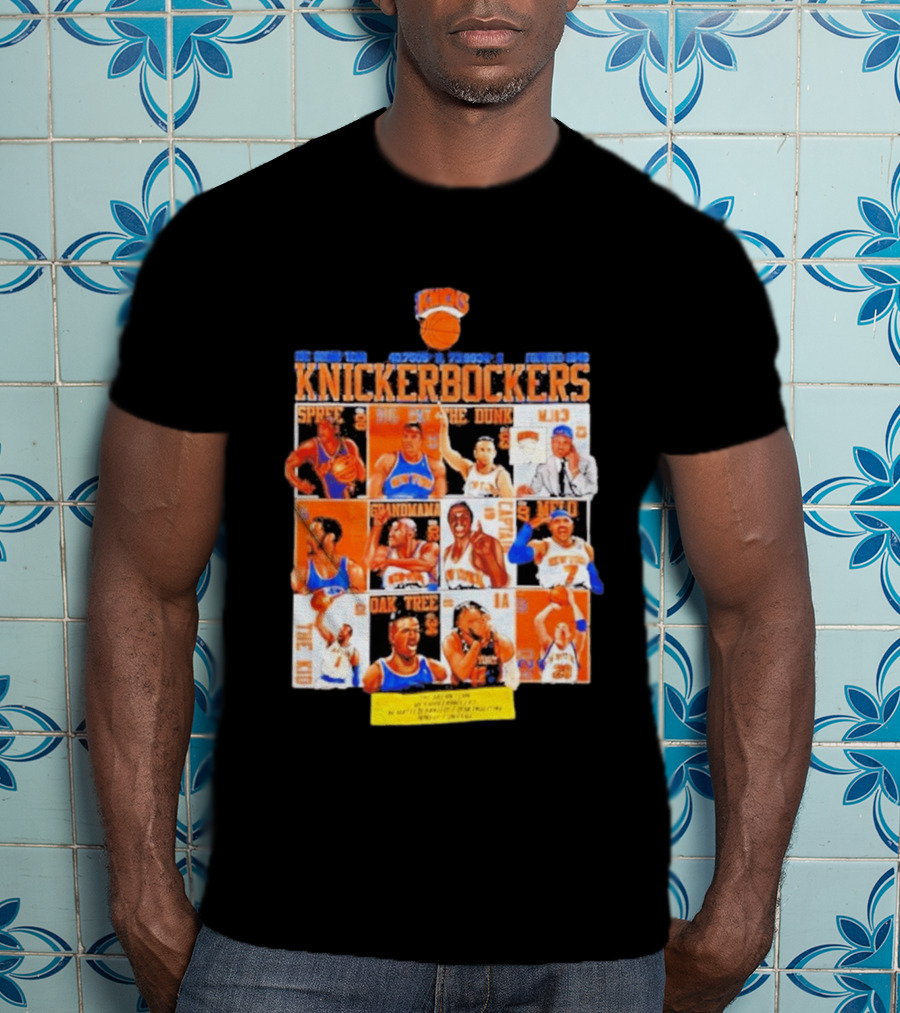 New York Knicks Knickerbockers Basketball Legends Spree Melo Run MSG Series T-Shirt
