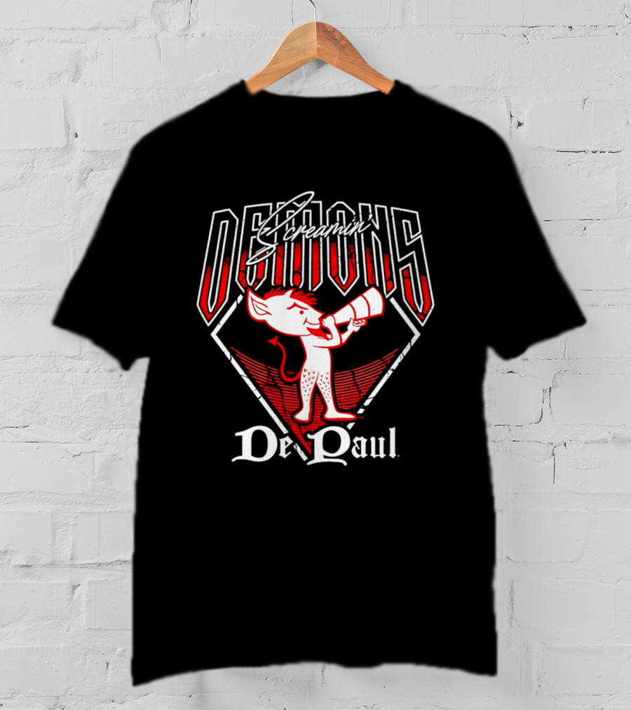 Screamin' Demons De Paul Demons T-Shirt