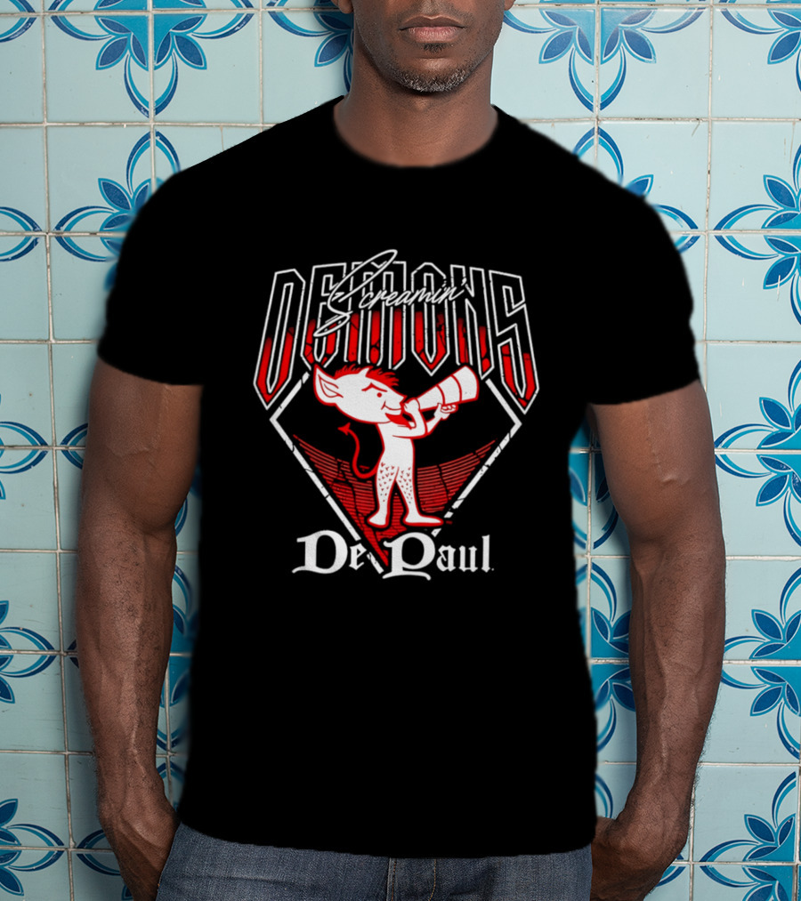 Screamin' Demons De Paul Demons T-Shirt