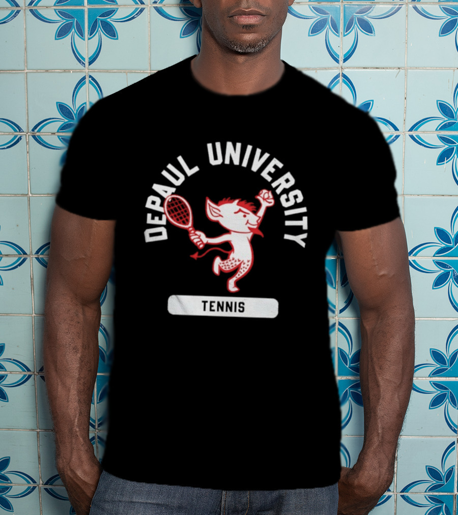 DePaul University Blue Demons Tennis T-Shirt