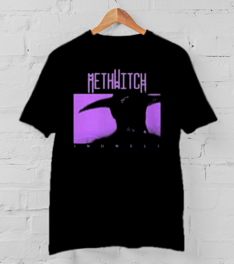 Methwitch Digital Well Records Indwell Mirror T-Shirt