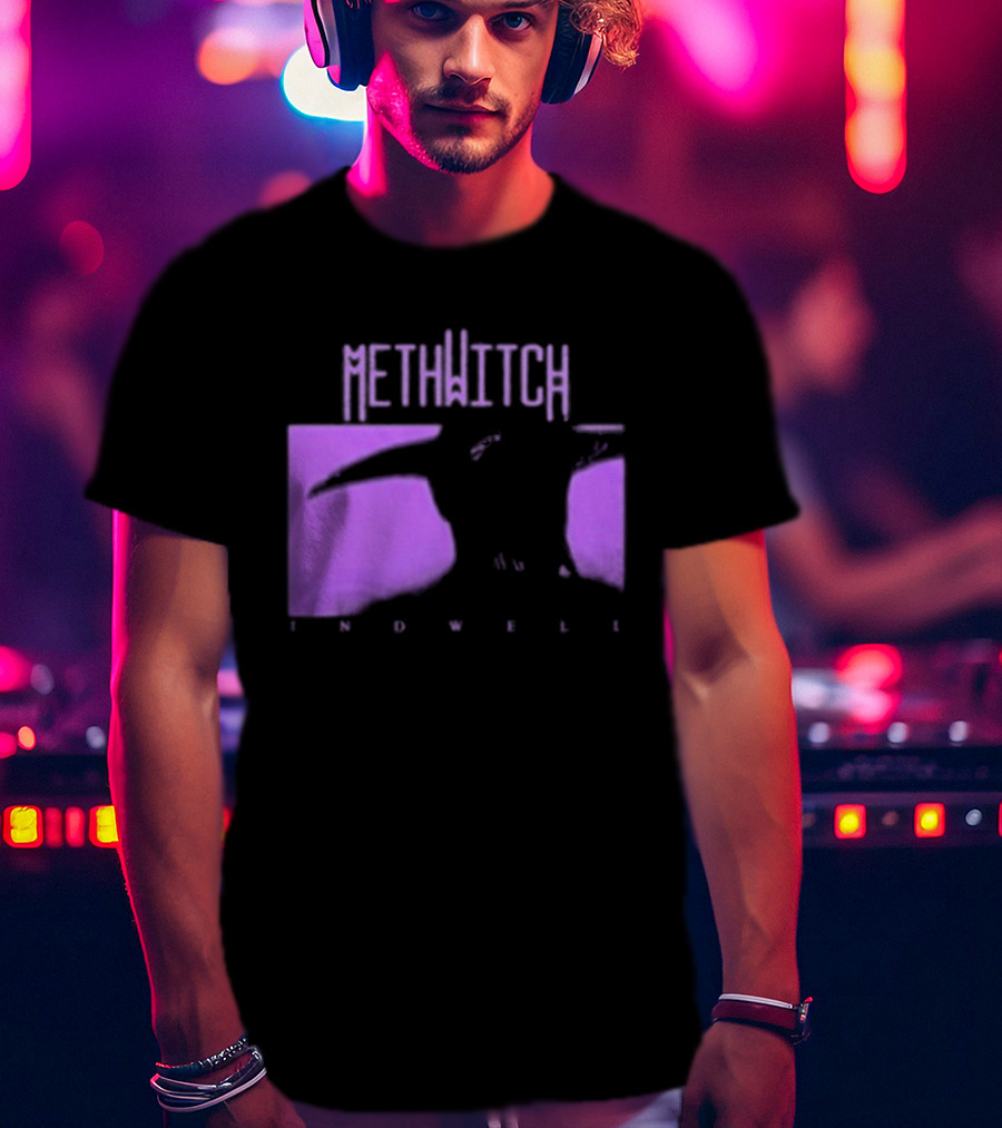 Methwitch Digital Well Records Indwell Mirror T-Shirt