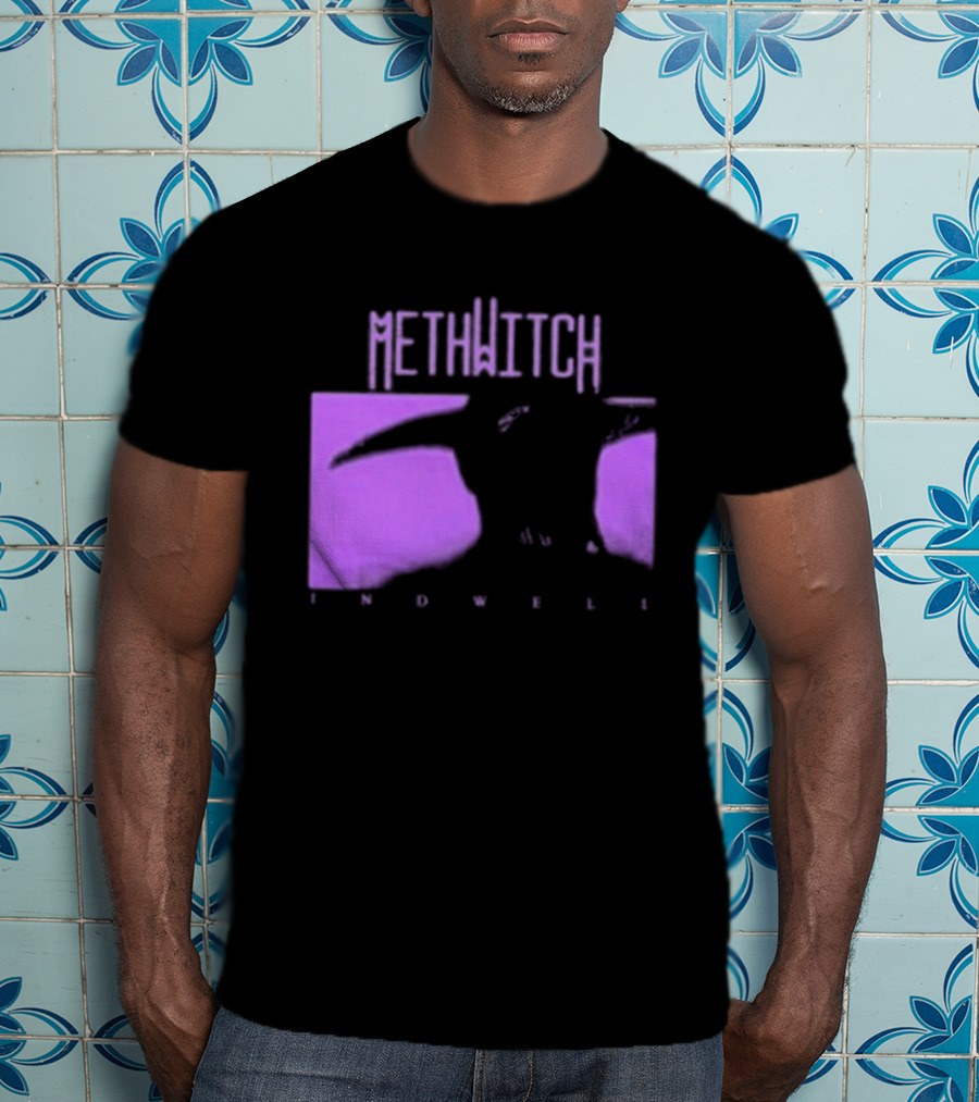 Methwitch Digital Well Records Indwell Mirror T-Shirt
