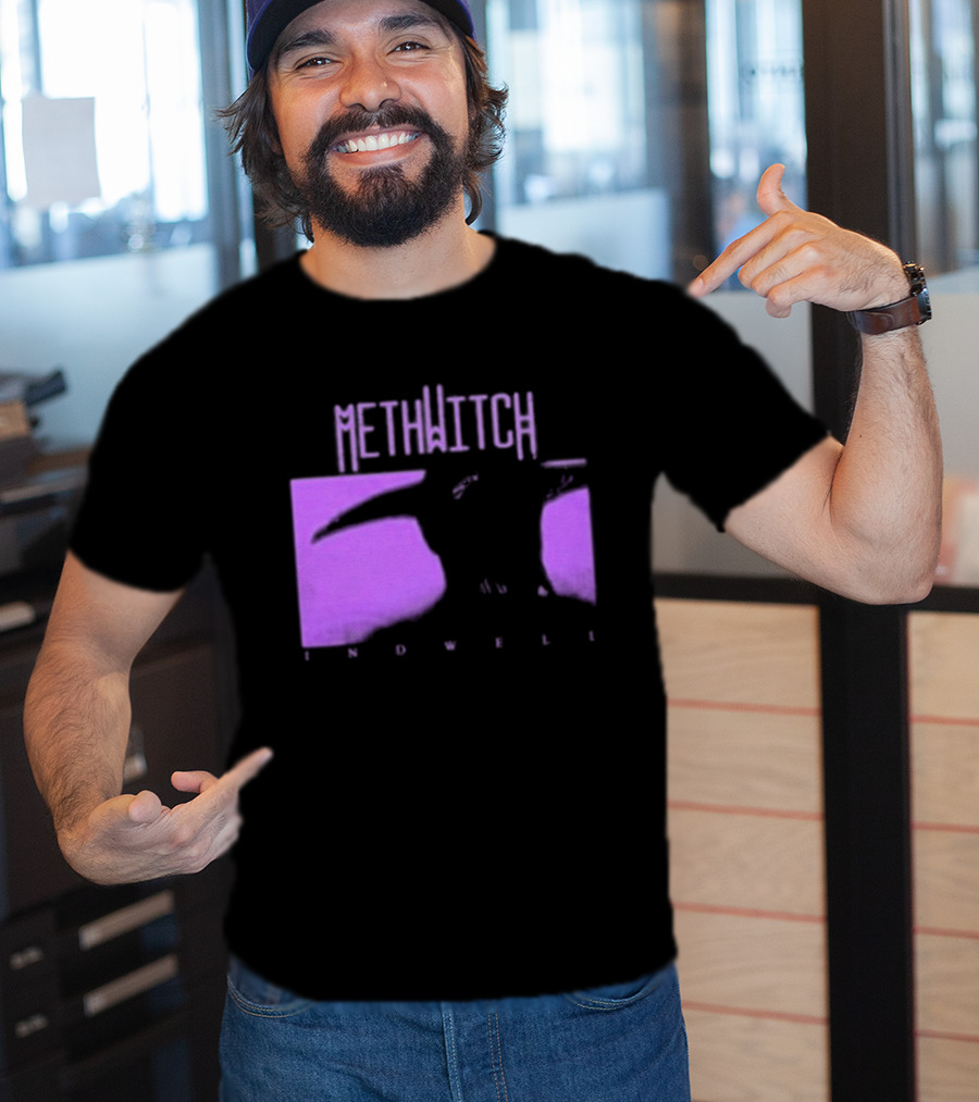 Methwitch Digital Well Records Indwell Mirror T-Shirt