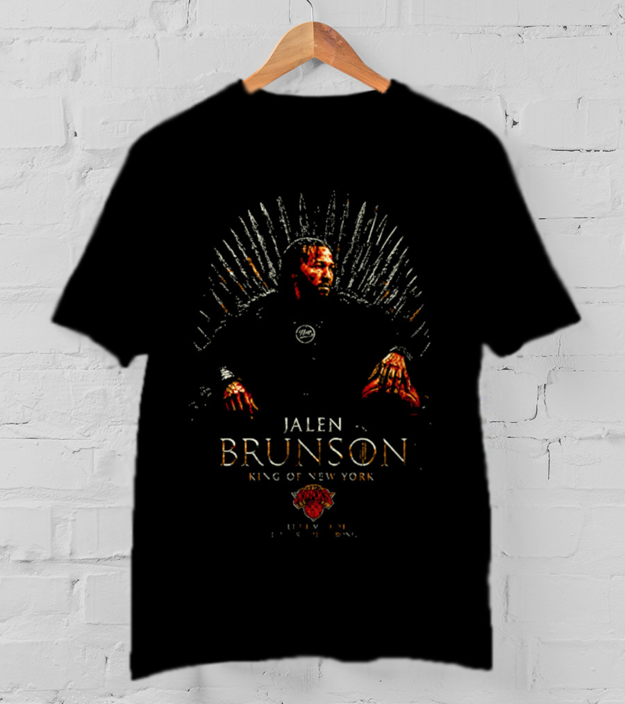 Jalen Brunson King Of New York Let Them Doubt I'll Take The Throne T-Shirt