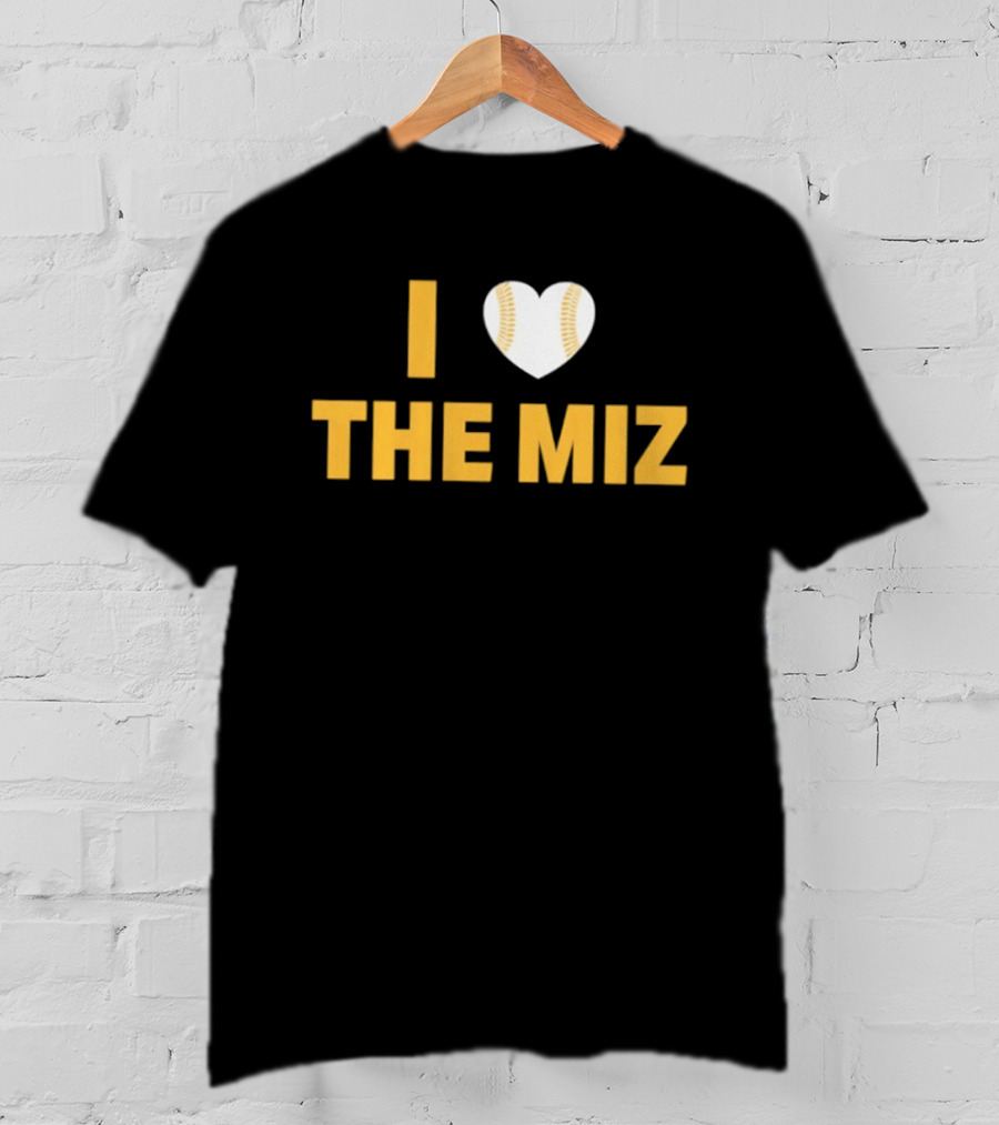 I Heart The Miz Baseball Jacob Misiorowski Milwaukee T-Shirt