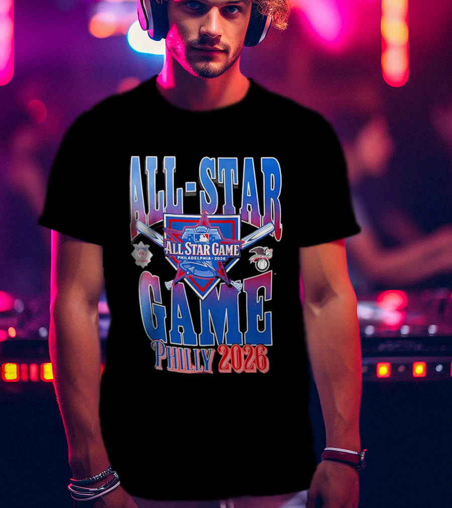 Philadelphia Phillies MLB All Star Game Philly 2026 Home Plate T-Shirt