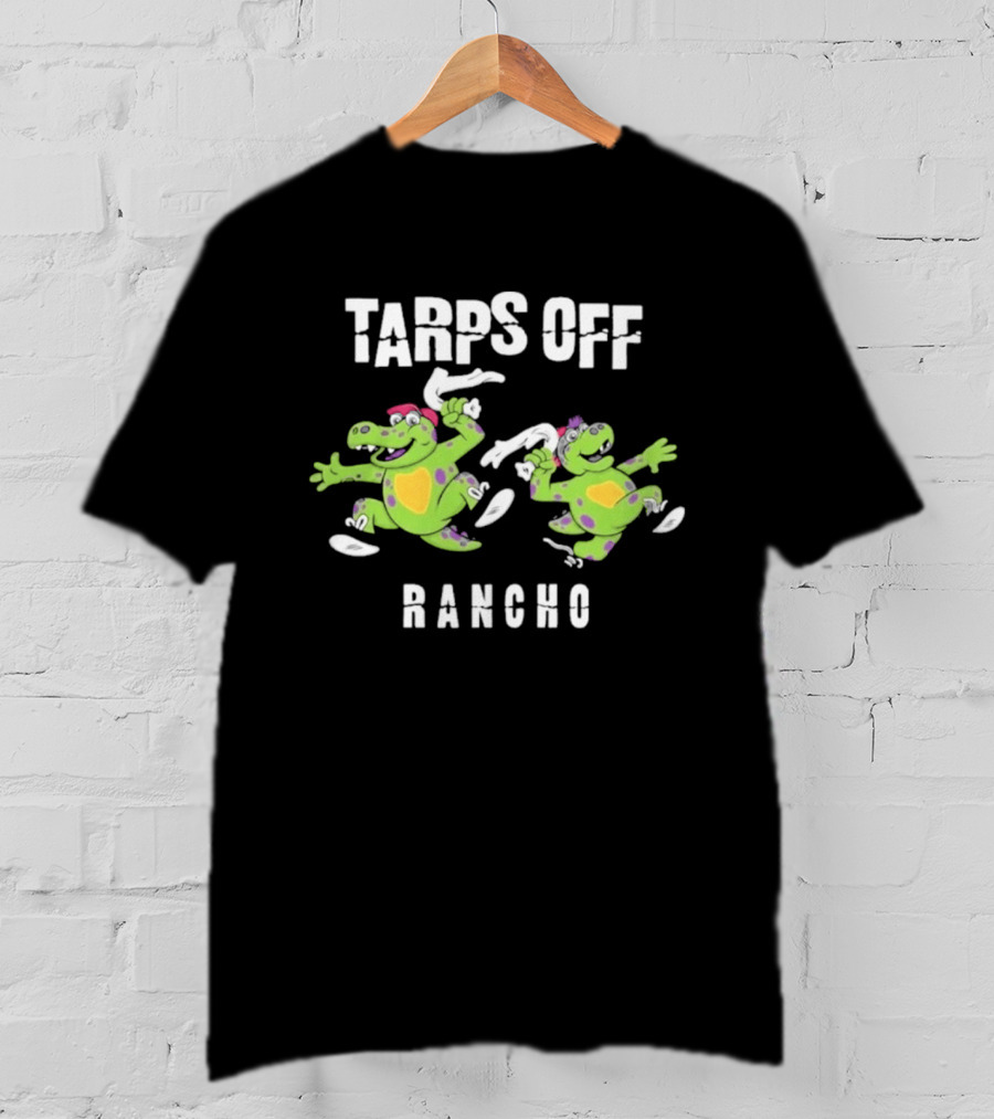 Rancho Cucamonga Quakes Tarps Off Rancho Alligator Fun T-Shirt