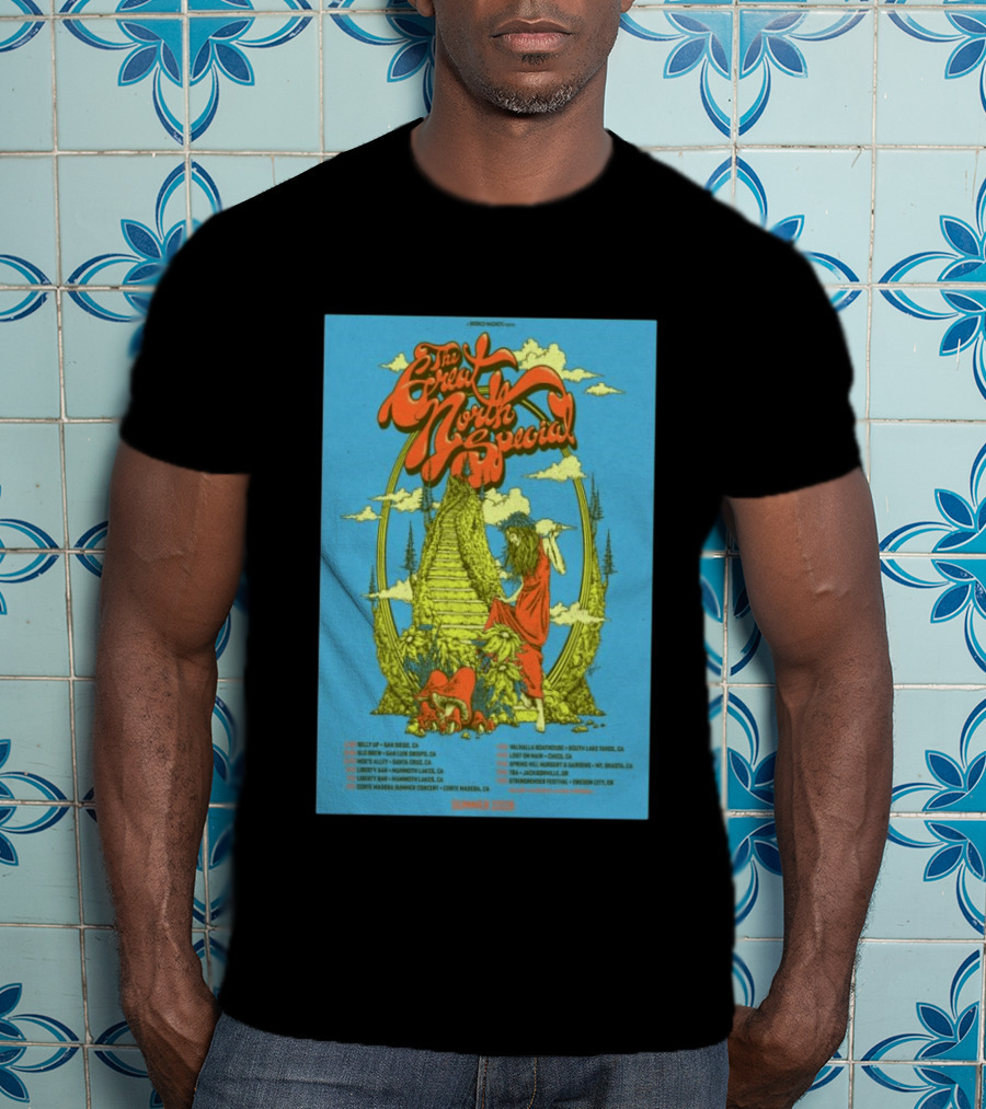 The Great North Special Tour 2026 Uncle John's New Haven Liberty Hall Fillmore West Shrine Auditorium Hollywood Events T-Shirt