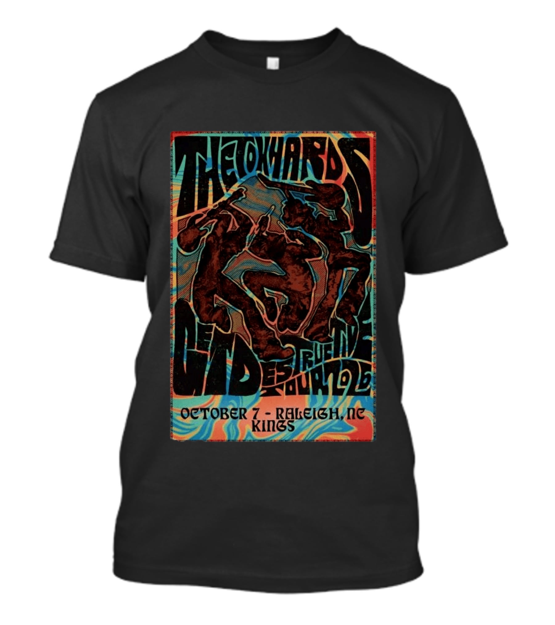 The Toxhards October 7 True Live Tour 2026 Raleigh Nc Kings T-Shirt