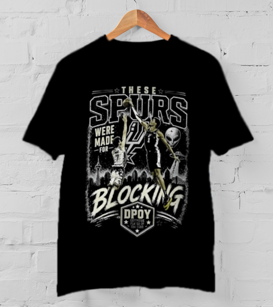 These Spurs Were Made For Blocking San Antonio Basketball Team Number 21 Player Dunking T-Shirt