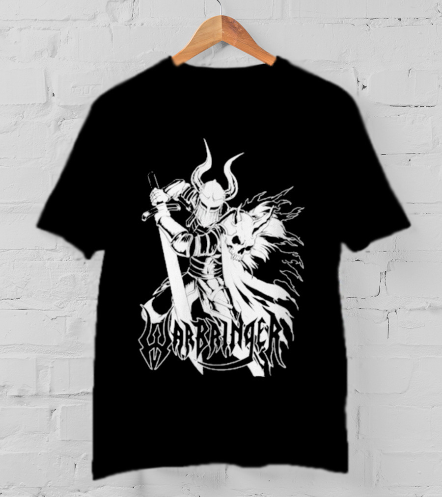 Warbringer Tour 2026 Viking Warrior Fantasy Art With Horned Helmet And Axe T-Shirt