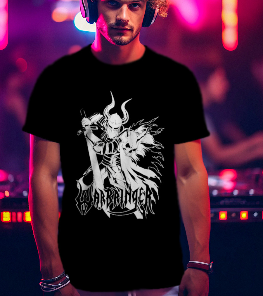 Warbringer Tour 2026 Viking Warrior Fantasy Art With Horned Helmet And Axe T-Shirt