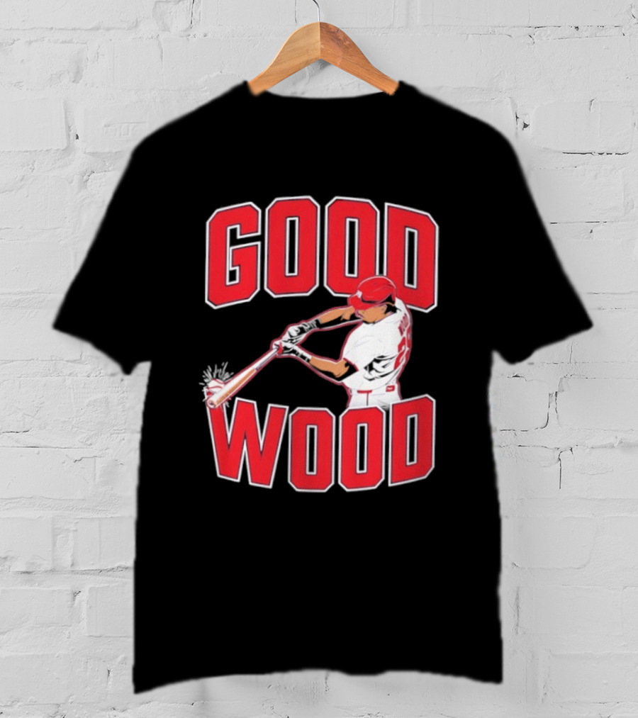 Washington Baseball James Wood Good Wood Slugger Swing T-Shirt