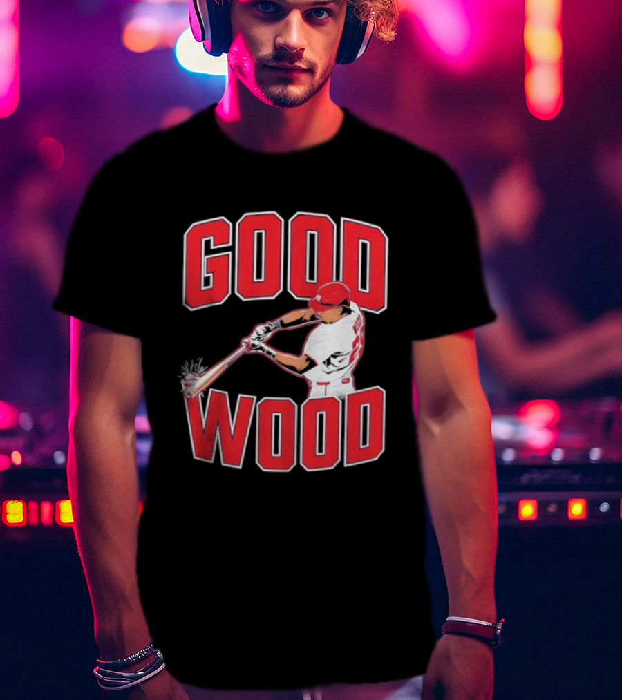 Washington Baseball James Wood Good Wood Slugger Swing T-Shirt