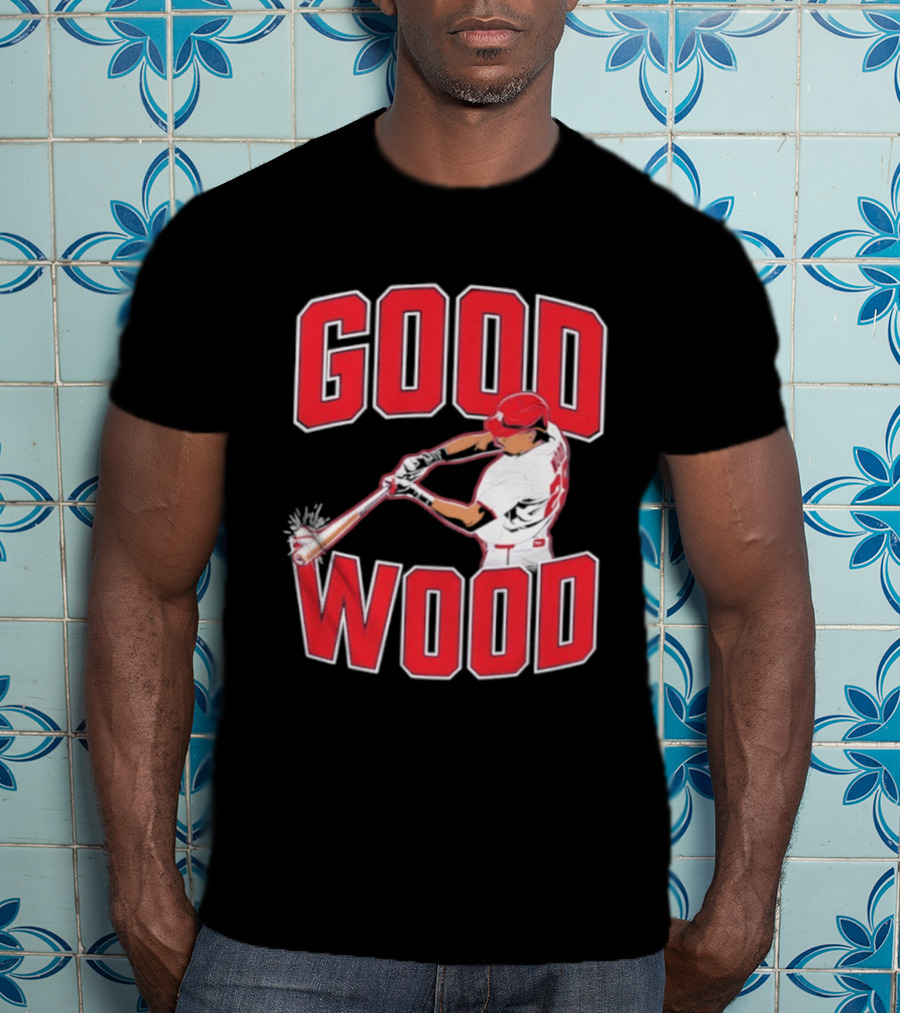 Washington Baseball James Wood Good Wood Slugger Swing T-Shirt
