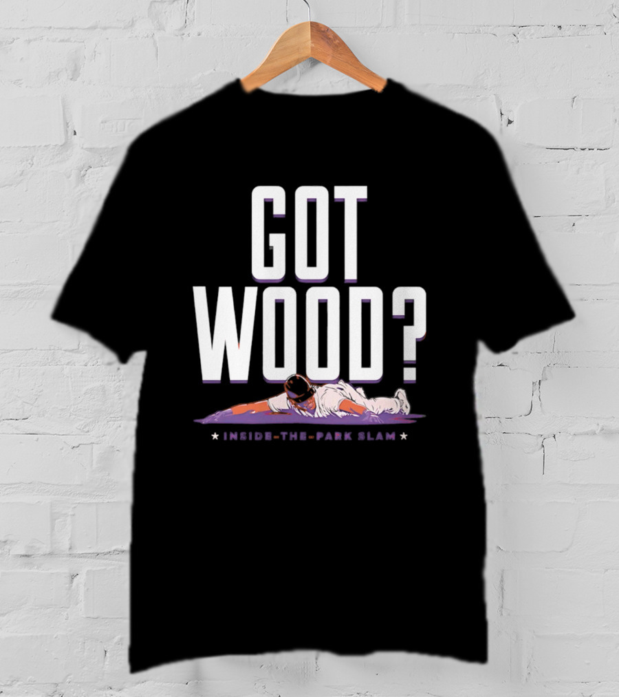 Washington Nationals Baseball Got Wood Inside The Park Slam T-Shirt