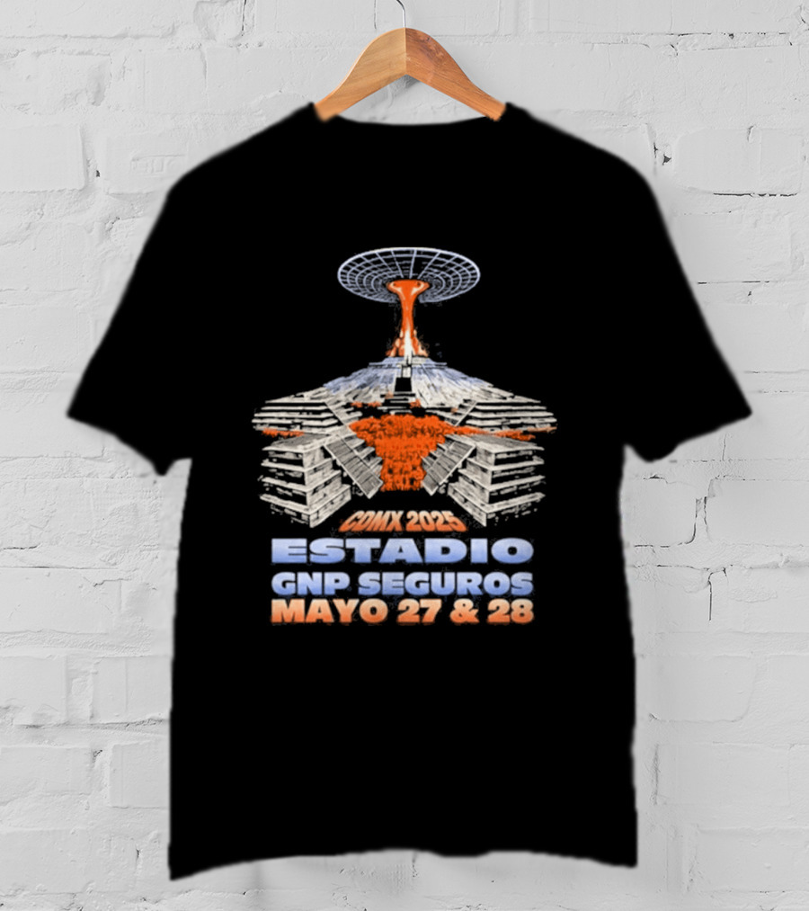 System Of A Down Estadio GNP Seguros Mexico May 27 28 2026 Tour Event T-Shirt
