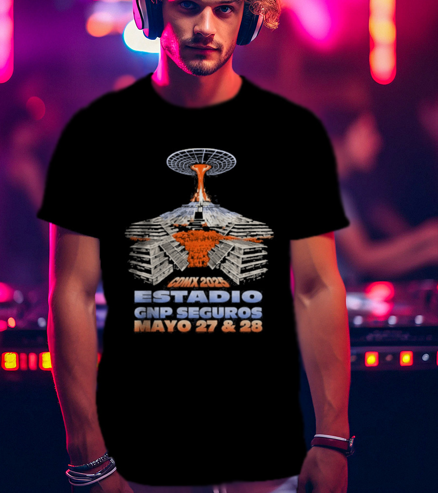 System Of A Down Estadio GNP Seguros Mexico May 27 28 2026 Tour Event T-Shirt