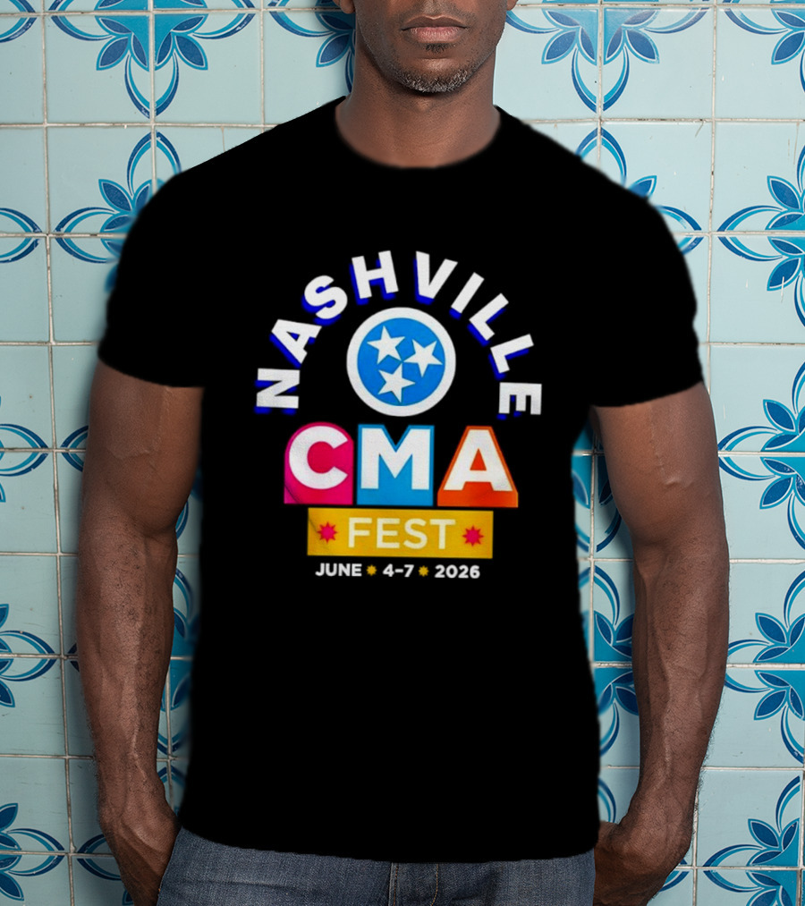Nashville CMA Fest June 4 7 2026 Tennessee Titans T-Shirt