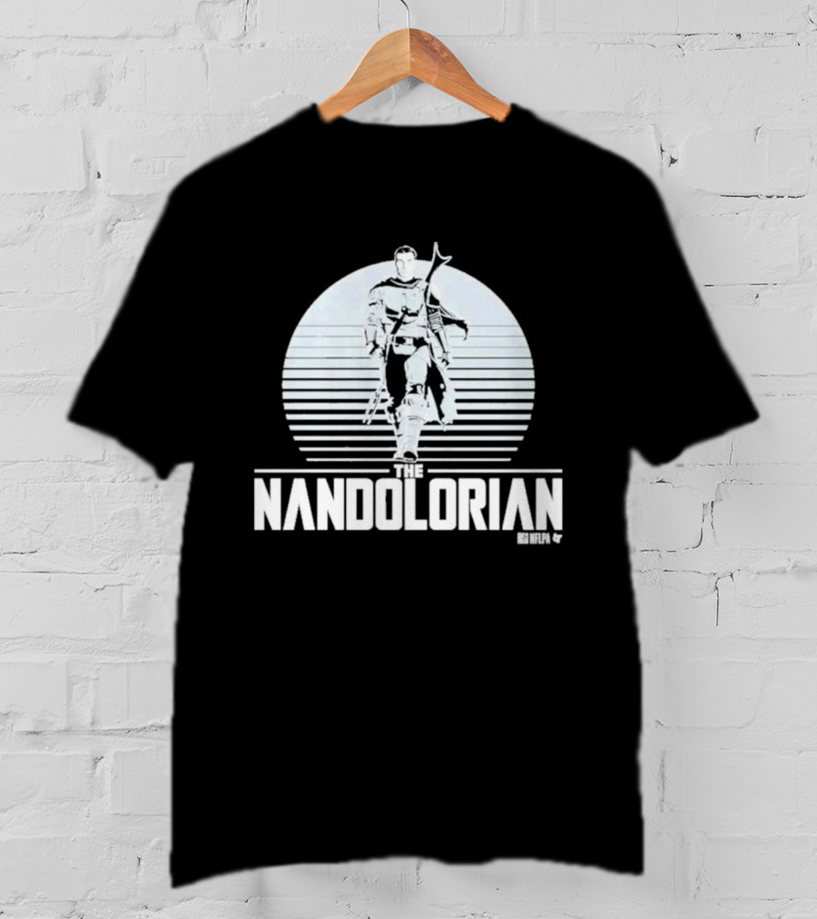 The Nandolorian Fernando Mendoza Mandalorian Parody Star Wars T-Shirt