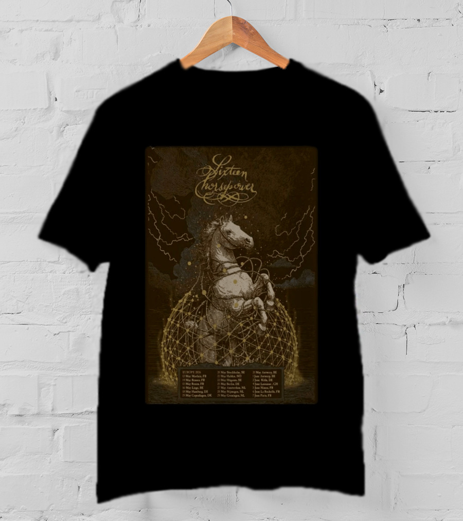Sixteen Horsepower Euro Tour 2026 Concert Dates T-Shirt