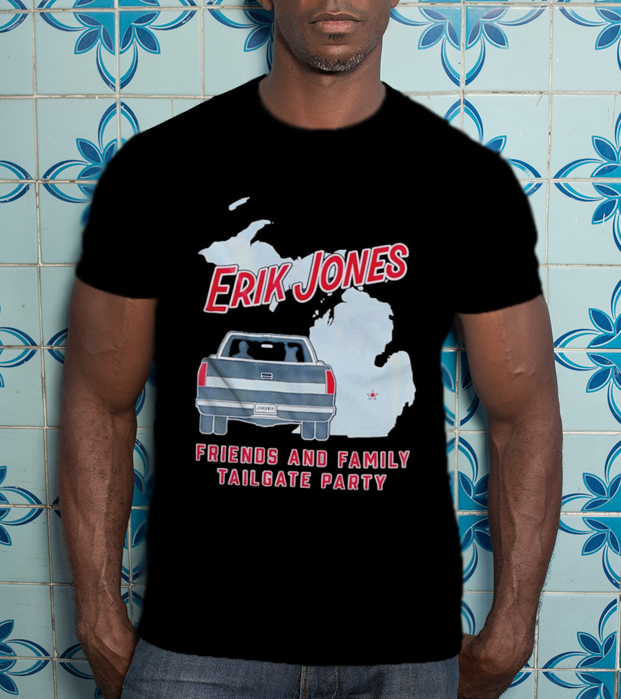 Erik Jones Friends And Family Tailgate Party Jonesboy Legacy Michigan T-Shirt