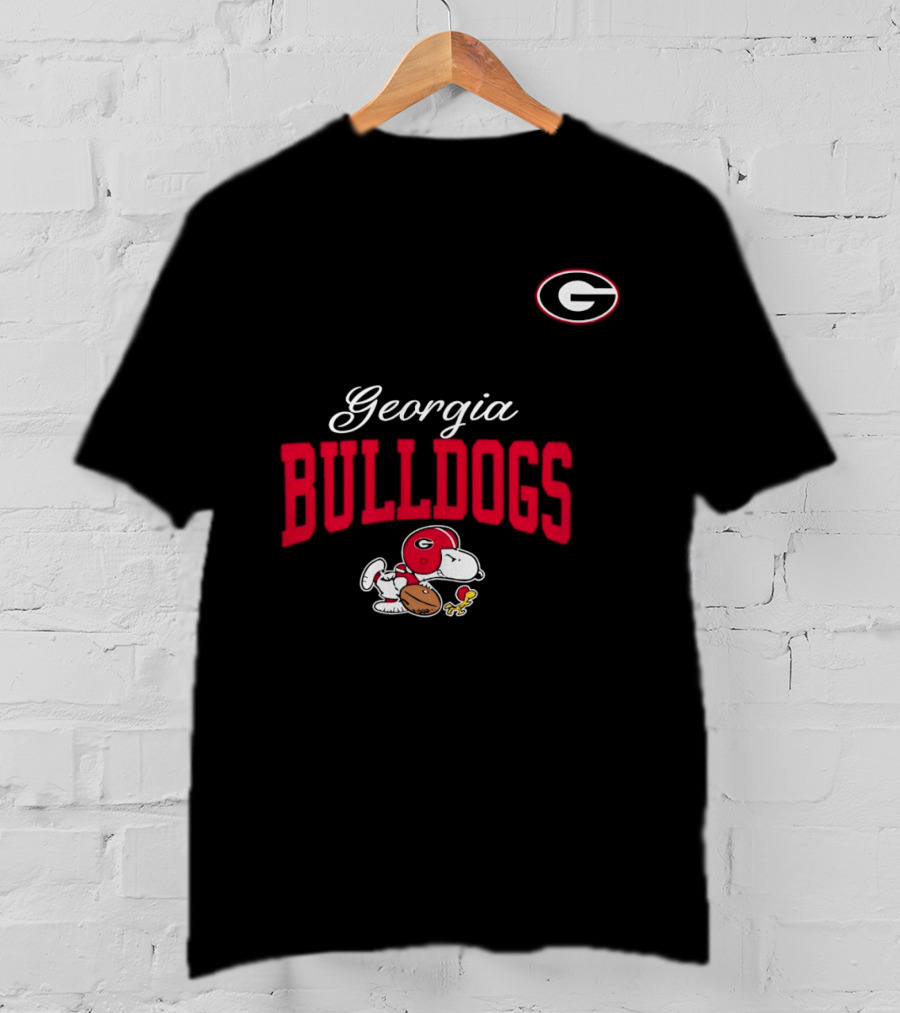 Georgia Bulldogs Snoopy Woodstock Forever Not Just When We Win T-Shirt