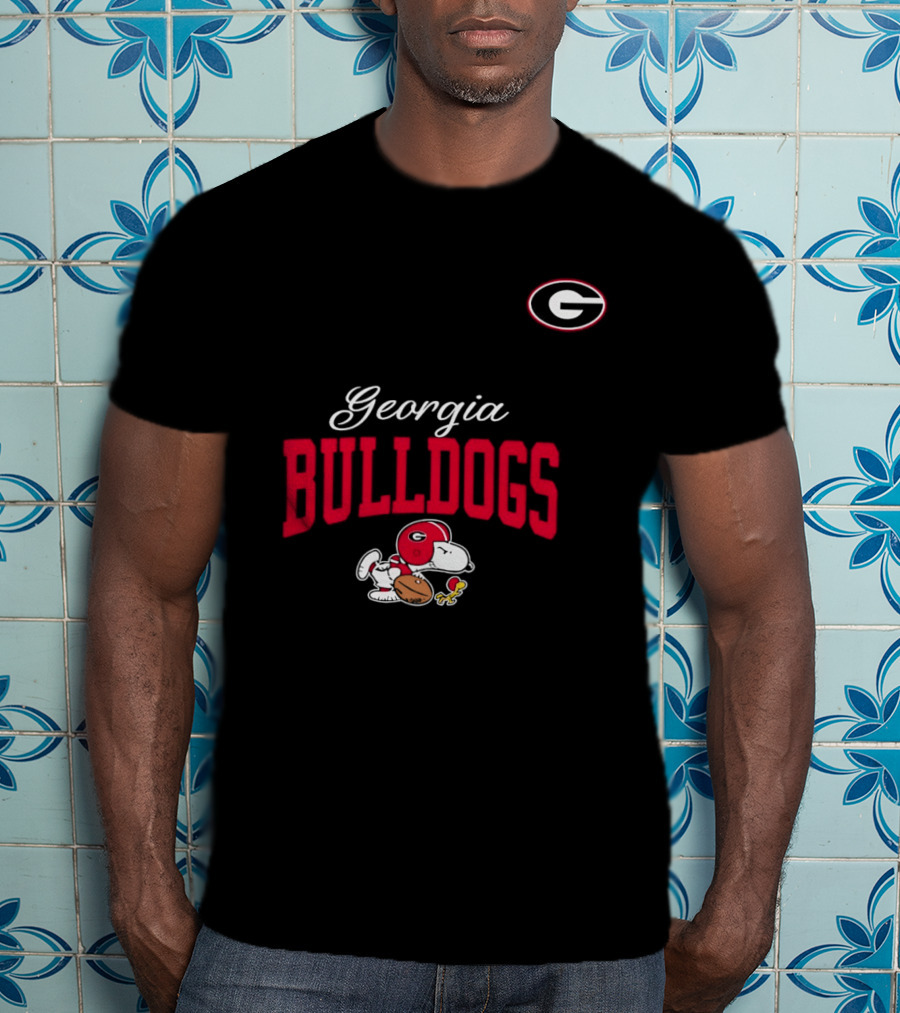 Georgia Bulldogs Snoopy Woodstock Forever Not Just When We Win T-Shirt
