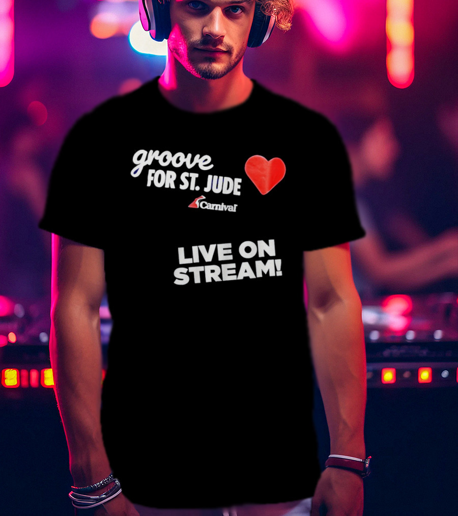 Groove For St Jude Heart Carnival Live On Stream T-Shirt