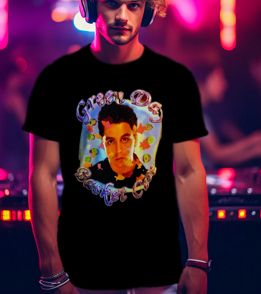 Green Day Basket Case Billie Joe Armstrong Colorful T-Shirt
