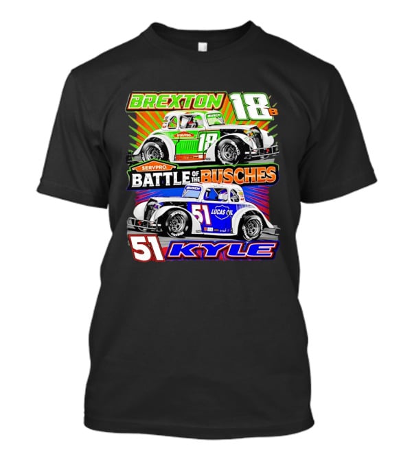 Brexton 18B SERVPRO Battle Of The Busches 51 Kyle Lucas Oil T-Shirt
