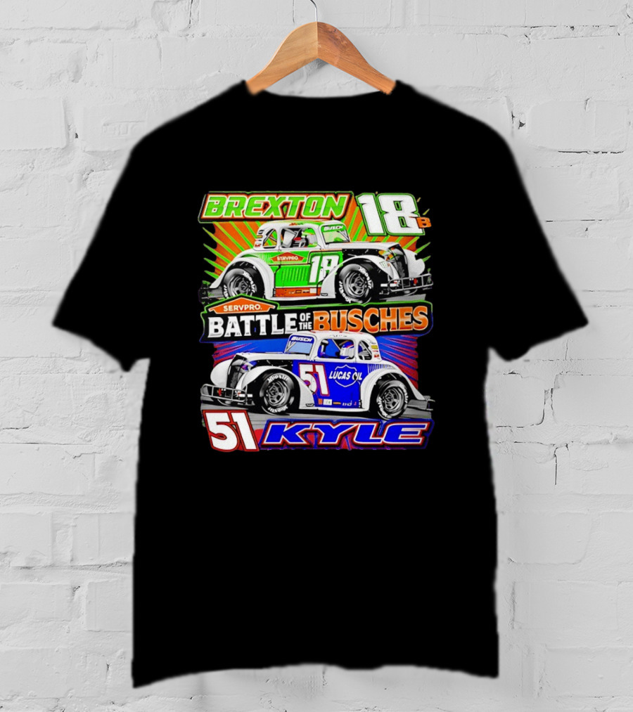 Brexton 18B SERVPRO Battle Of The Busches 51 Kyle Lucas Oil T-Shirt