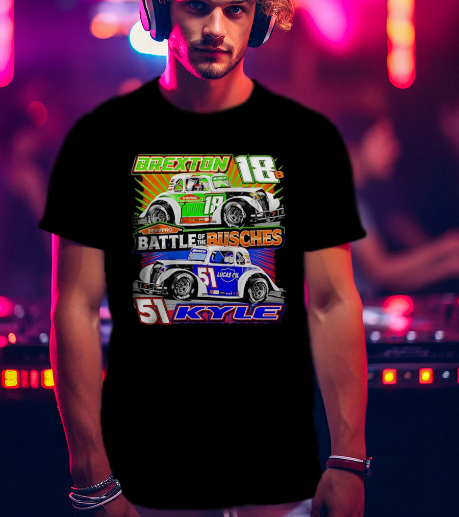 Brexton 18B SERVPRO Battle Of The Busches 51 Kyle Lucas Oil T-Shirt