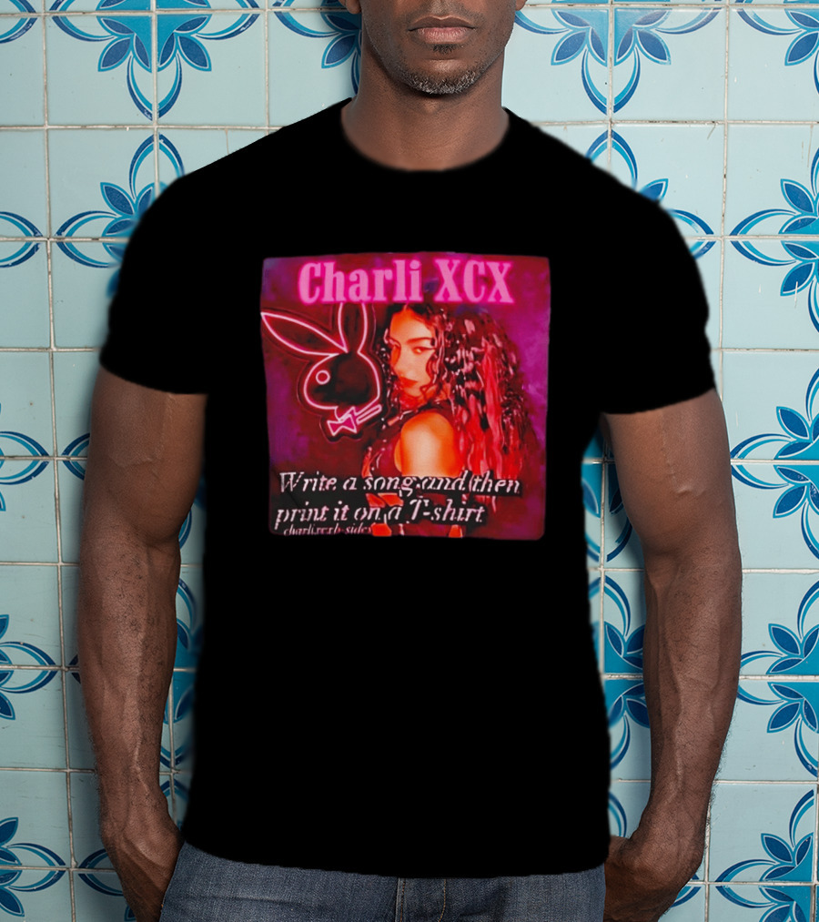 Charli XCX Write A Song And Then Print It On A CharliXCXbySide T-Shirt