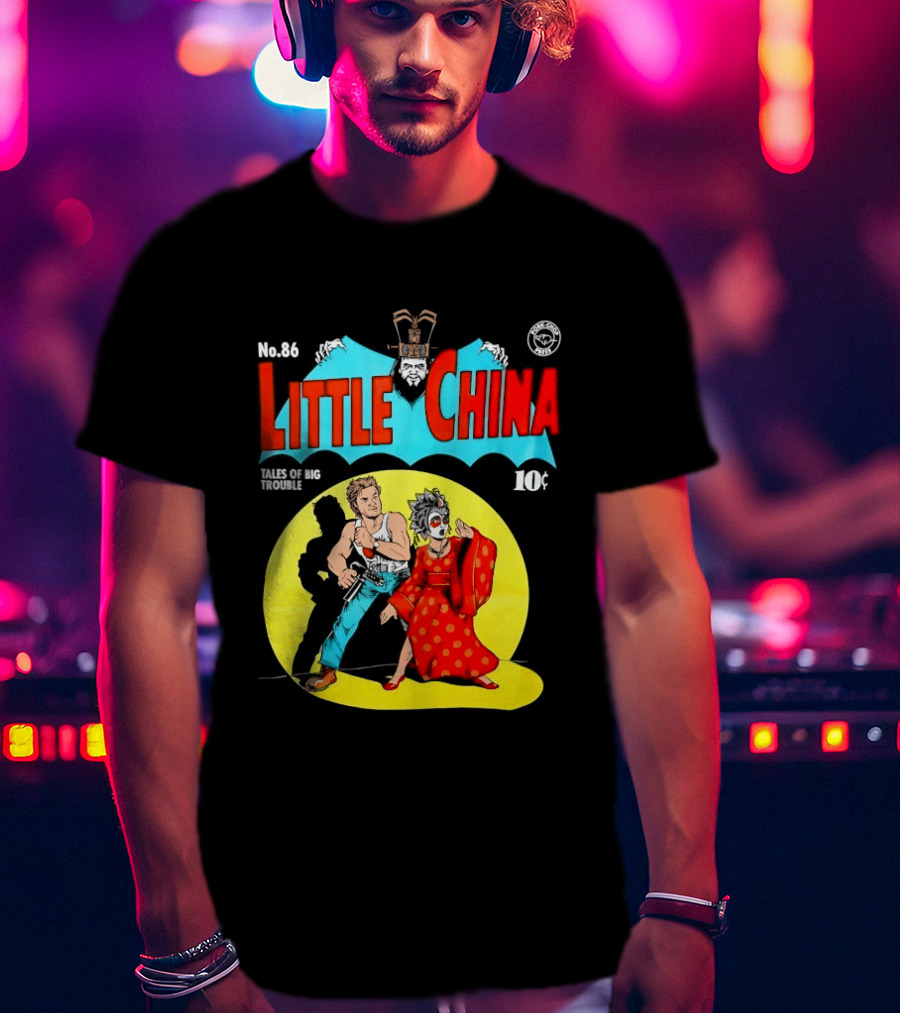 No 86 Little China Jack Burton Gracie Law David Lo Pan Tales Of Big Trouble T-Shirt
