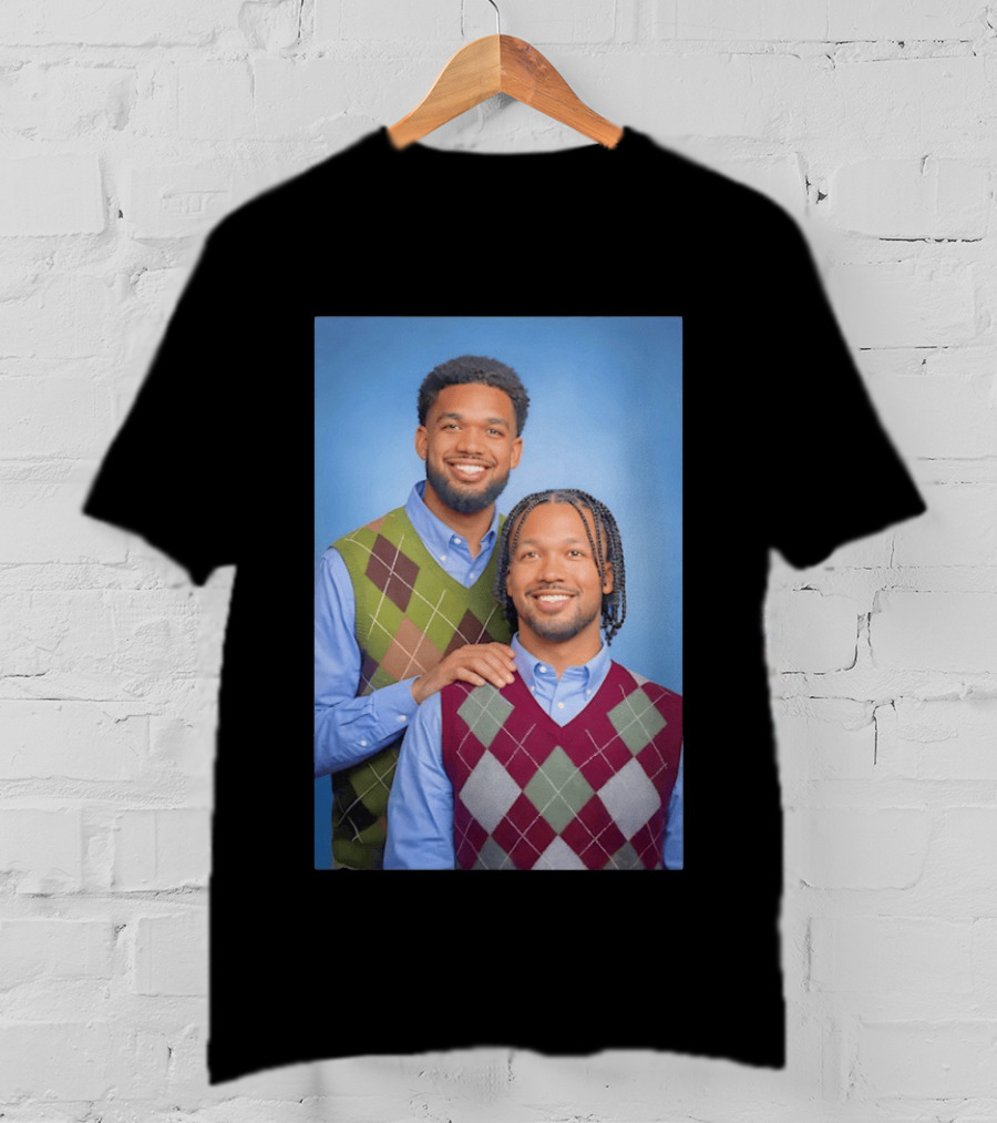 Jalen Brunson Karl Anthony Towns New York Knicks NBA Step Brothers Sweater Photo T-Shirt