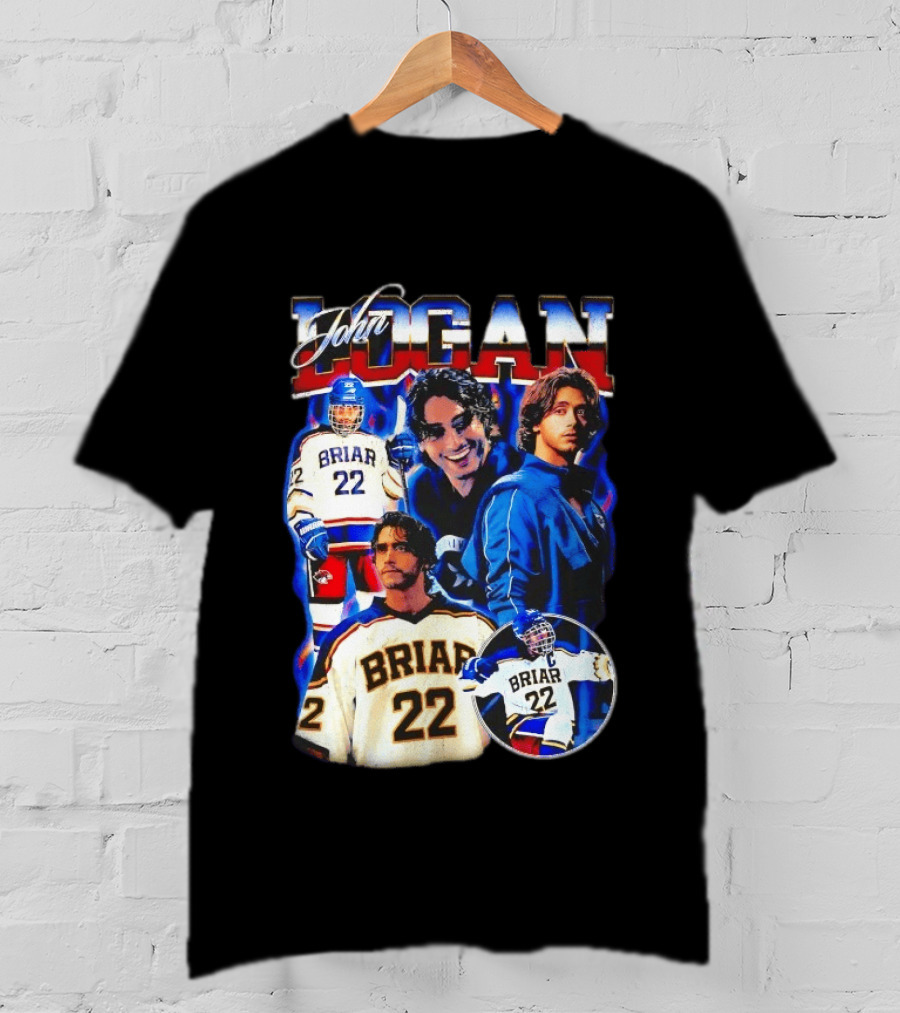 John Logan Briar 22 Hockey Collage T-Shirt