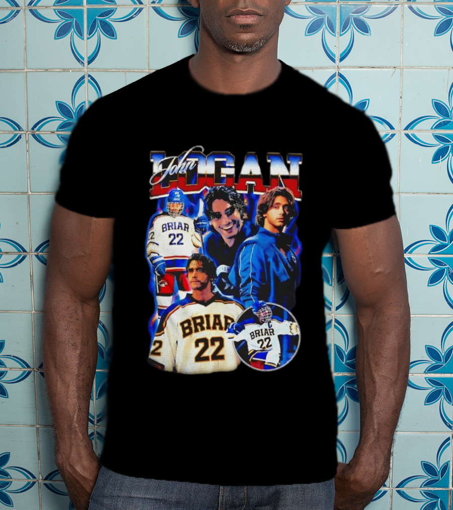 John Logan Briar 22 Hockey Collage T-Shirt