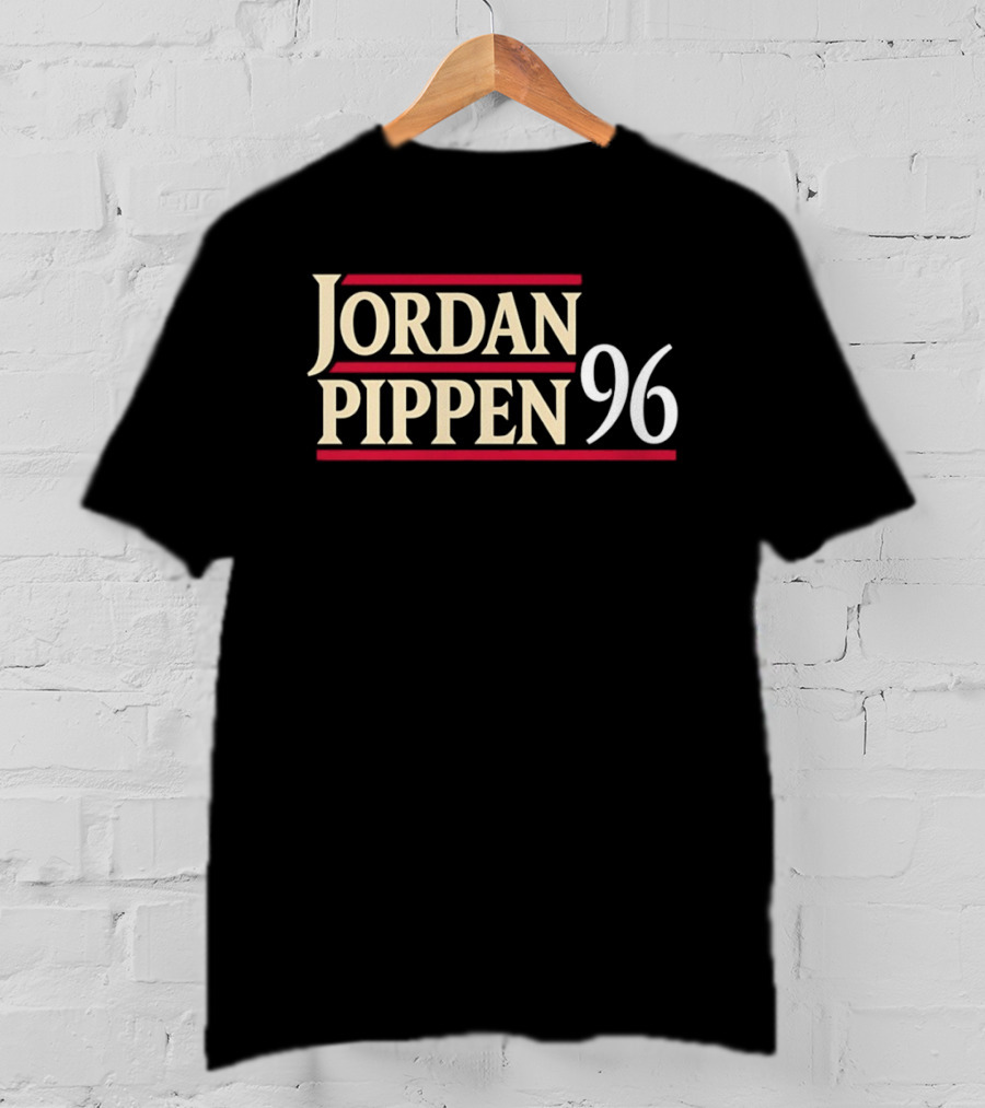 Jordan Pippen 96 Chicago Bulls NBA Classic Stars Dennis Rodman Steve Kerr Phil Jackson T-Shirt