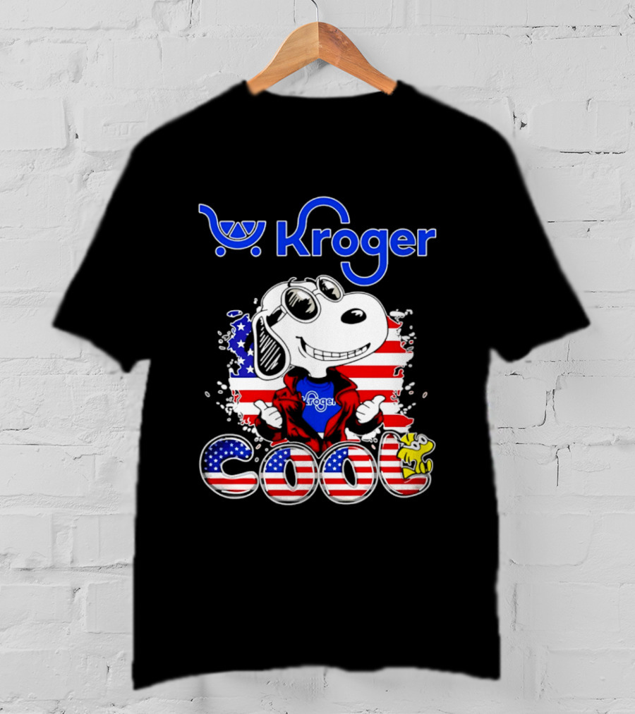 Kroger Snoopy USA Cool 250th Celebration T-Shirt