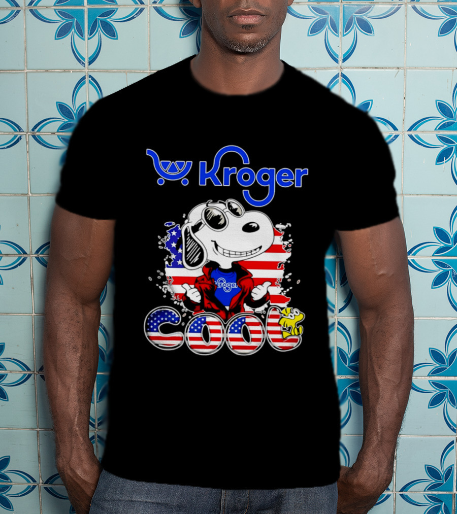 Kroger Snoopy USA Cool 250th Celebration T-Shirt